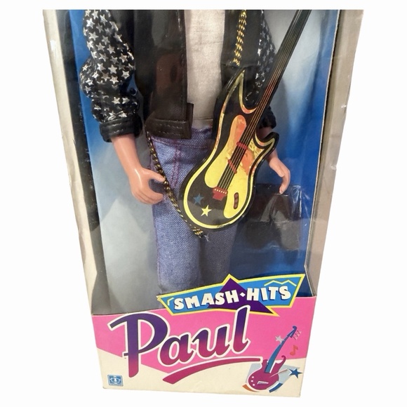 Vintage Rare Hasbro 1989 Smash Hits Paul Doll NRFB. New in box - Picture 4 of 6